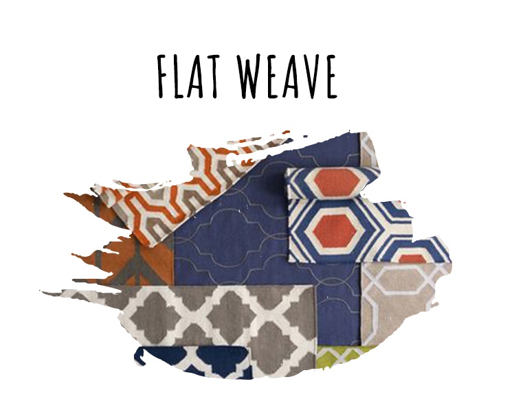 Rug weaving style - flat weave