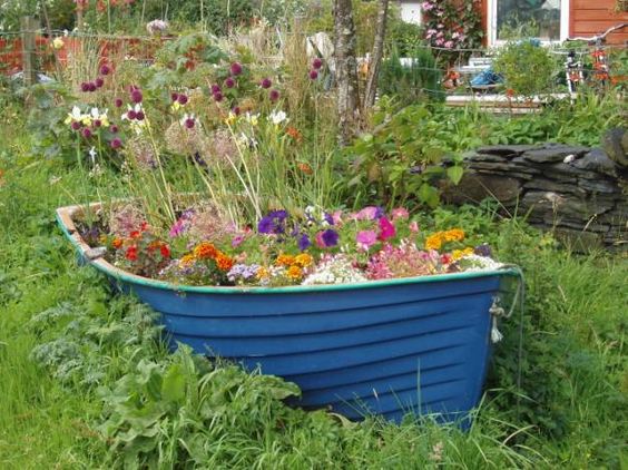 Boat Flower Planter